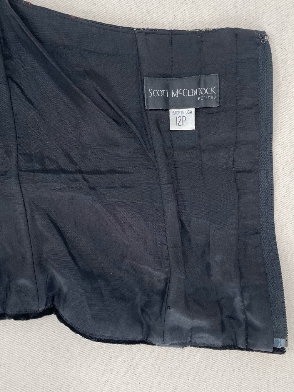 Y2K Scott McClintock Velvet Brocade Corset Top - Picture 7 of 10
